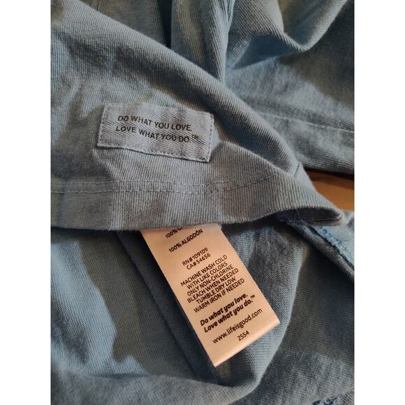 Life is Good long sleeve t-shirt tee classic fit You Complete Me Football blue - Picture 6 of 10